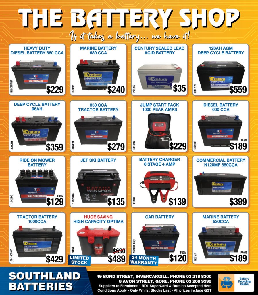 Latest Deals Southland Batteries & The Battery Shop
